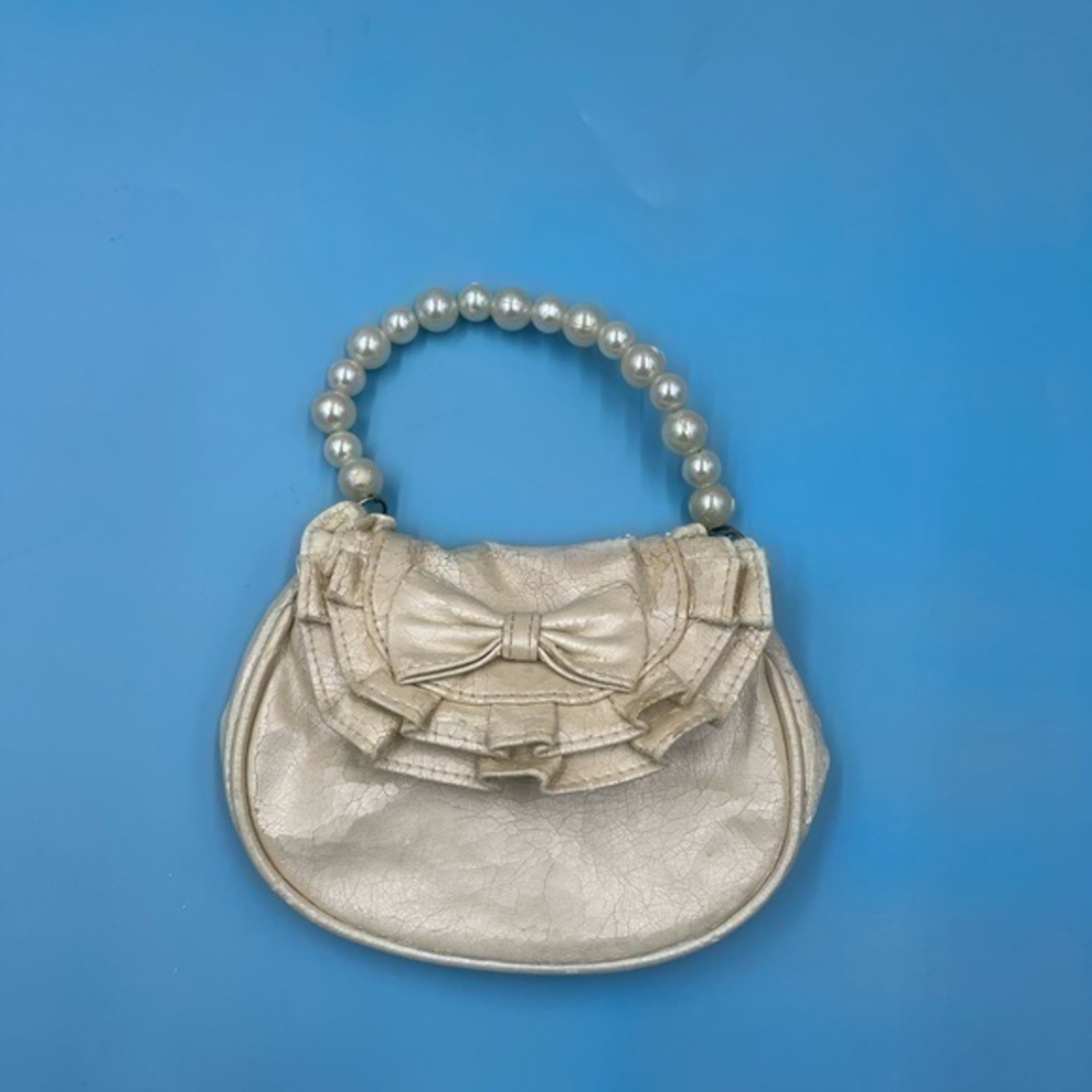 Vintage Pearl Handle Mini Bag